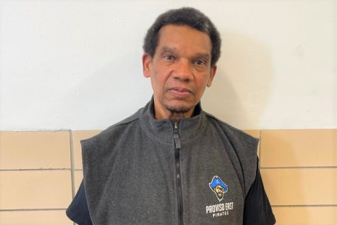 Paraprofessional Richard Westbrook has been coming to Proviso East for over 50 years.